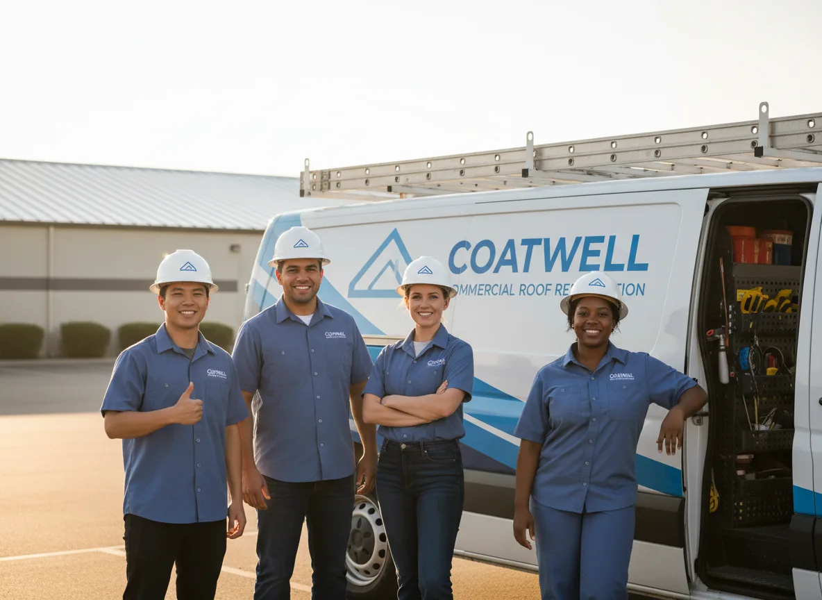Commercial roof coating company in Auburn, ME